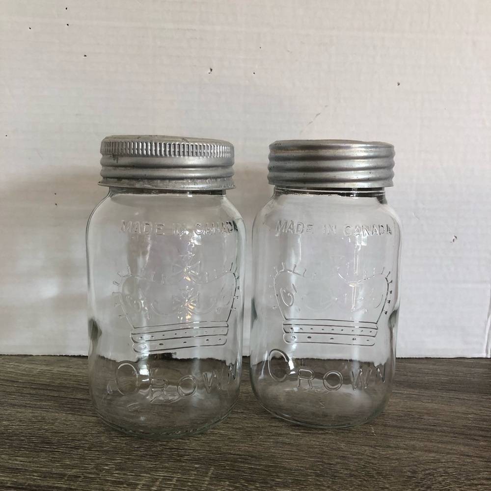 1950s Crown  Canning Jars